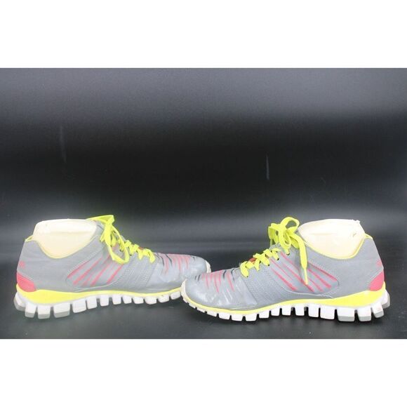 Reebok Realflex 3D FuseFrame Running Shoe Sneaker Womens Sz 8.5 Pink Gray yellow - Picture 7 of 11